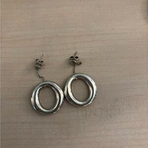 Tiffany & Co. Elsa Peretti Earrings, Sterling Silver
